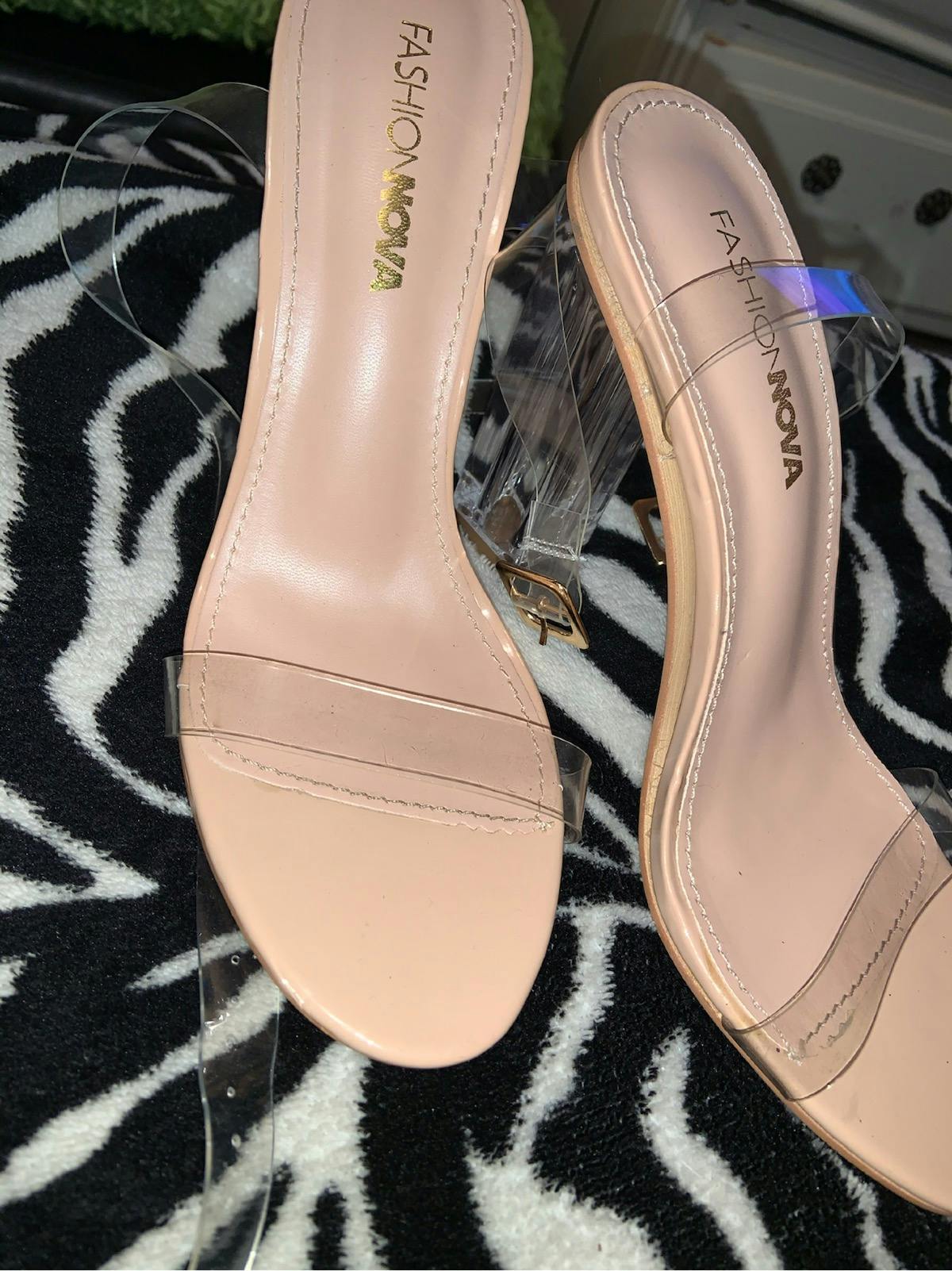 fashion nova glass slipper review
