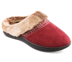 isotoner signature memory foam slippers