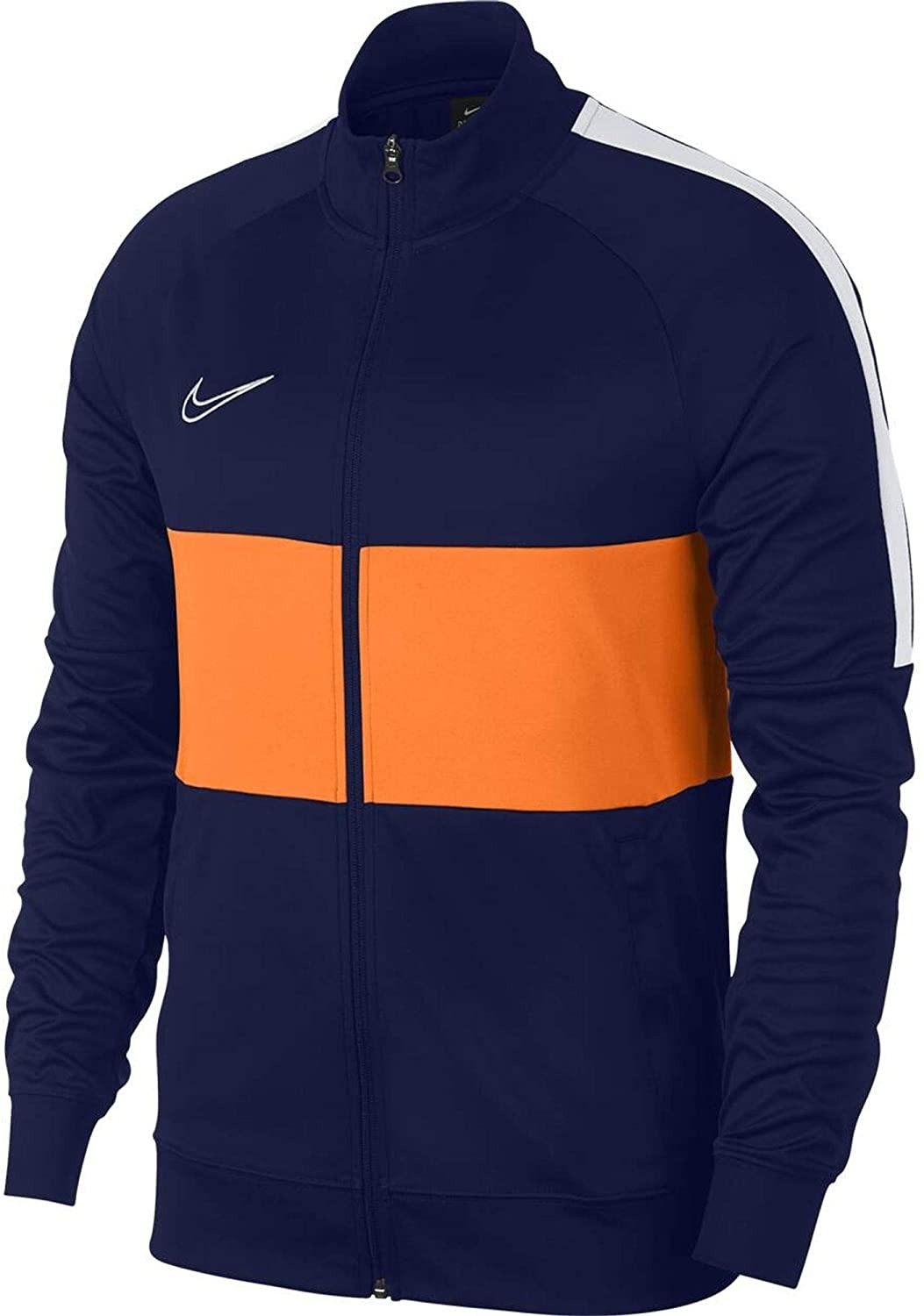 nike football academy track top in orange